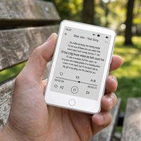 64GB 2.7‘’-3.5‘’inch E-ink Screen MP3 Player Lossless Music Mini E-book Reader Bluetooth No Blue Light Eye-Friendly Student