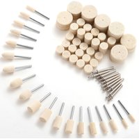 Felt Polishing Buffing Wheel for Dremel Rotary Tool Accessories Wool Felt Polishing Pad Wheel Set for Rotary Tool