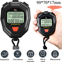 Handheld Digital Stopwatch Timer Sports Counter Chronograph Stop Watch 0.01s Precision Timer Tools for Running Swimming Fitness