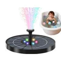 Bird Bath Fountain Floating Automatic Garden Decor Kids Fountain Water Bath Toys for Outdoor Garden Backyard Patio Pool Fish