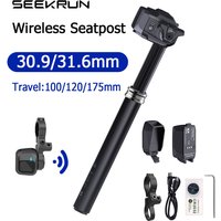 SEEKRUN S7 Wireless Dropper Seatpost MTB Bike 120/150/175mm Travel 30.9 31.6mm Electronic Adjustable Bicycle Saddle Post image 4