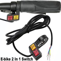 Durable Scooter Motorbike Refitting Parts Electric Bicycle Accessories High Low Speed Control E-bike 2 In 1 Switch