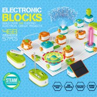 2025 New Children's Electronic Building Blocks Circuit Experiment Toy Puzzle Science Set - Birthday Gift for Boys Aged 6-10