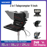 NEEWER 2 in 1 Teleprompter 11 Inch with Monitor for Windows MacOS Supports Screen Mirroring Portable Prompter