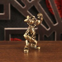 1/2PCS Popeye The Sailor Man Figure Brass Home Decor Office Desk Tea Table Art Ornaments Decorative Car Home Desktop