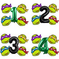 Teenage Mutant Ninja Turtles Latex & Foil Balloons Kids Birthday Party Baby Shower Decoration
