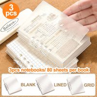 3-Piece Set of Mini Pocket Notebooks, Pocket Notebooks, Mini Notebooks, Pocket Journals, Each with 80 Pages, Suitable for Daily Planning, Note-Taking, Study Companion, Meeting Notes, Travel Journals