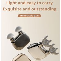 Portable Pocket Mini Fascia Gun Muscle Massager Deep Tissue Multifunctional Professional Grade Electric Massage Gun for Women