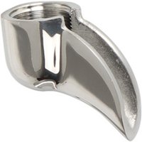Semi-Automatic Coffee Machine Handle Diverter Nozzle Stainless Steel Drain Nozzle Diversion Nozzle 58mm, Single
