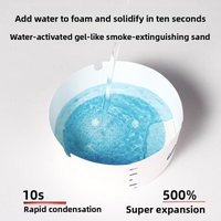 25 Stück Einweg-Aschenbecherpapier mit integriertem Schaum-Rauchlösungs-Sand, schnelle Absorption und Anti-Flug-Effekt für E-Sport-Arenen