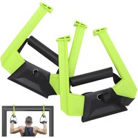 2 Pcs Portable Pull Up Bar For Doorway, Home Gym Equipment, Travel Pull Up Bar, 220lbs Weight Capacity, Chin-Up Core Training