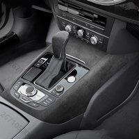 For Audi A6 C7 2012 2013 2014 2016 2017 2018 Alcantara Overlays Car Interior Dashboard Trim Gear Knob Cover Shift Panel