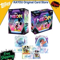 Genuine 2026 Topps Disney Neon Value Series Collection Card Mickey Mouse Goofy Donald Duck Trading Cards Collectible Blind Box