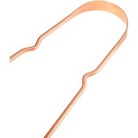 1Pc Simple Copper Tongue Scraper Cleaner Fresh Breath Dental Cleaning Health Oral Care Hygiene Tools