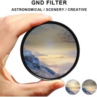 GND 0.9 Graduated Gray Lens Filter Suitable for Shooting Sunset and Lake Scenery Canon Nikon Sony Camera Lens Size 49mm-82mm