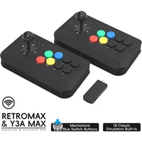 Wireless Y3A Max Arcade Stick Fight Joystick for PC TV Box Multi-System Universal Fighting Game Controller for M8 Retro Games