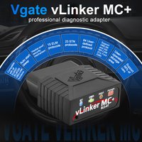 Vgate vLinker MC/MC+ Bluetooth 3.0/4.0 OBD2 Scanner ELM327 Compatible for BimmerCode FORScan FOR iOS/Android Car Diagnostic Tool