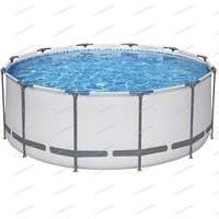 Thickened mesh round adult bracket pool outdoor large children's bracket pool fish pond family swimming pool