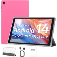 2026 New 10.0-inch Android 14 Tablet (Protective Case Included) ,4GB RAM (2GB + 2GB Expandable), 32GB ROM, Wi-Fi 6, 6000mAh