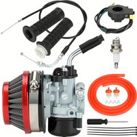 AliExpress 1 Set Racing Carburetor 2 Stroke 49cc 50cc 66cc 80cc 100cc With Air Filter For 2 Stroke Engine Gas Motor Motorized Moto Bike