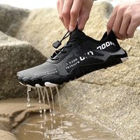 Men Quick Dry Water Shoes Non Slip Breathable Lightweight Barefoot Aqua Sneakers Male Outdoor River Trekking Hiking Wading Footw