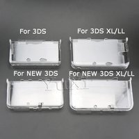 1PC For Nintendo 3DS New 3DS XL LL Game Console Lightweight Rigid Plastic Clear Crystal Protective Hard Shell Skin Case Cover