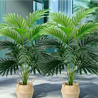Large Realistic Areca Palm Artificial Tree with, Simulation Green Plant for Home & Outdoor Decoration