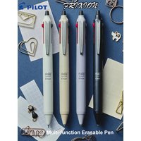 Pilot Frixion Erasable Gel Pen 3 in 1 Heat Sensitive Ink 0.4mm Fine Tip Refillable Portable Multi-function Pens Great Gift Idea