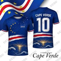 2026 New Cape Verde Flag Printed Jersey For Men Women Summer Quick Dry Football Training Uniform Casual Kids Tees Sports Tops