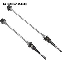 RIDERACE Bicycle Quick Release Skewer Lever Titanium Ti For Road Cycling Mountain Bike Wheel Hub QR Skewers Ultralight MTB Parts