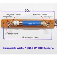 100A Battery Test stand Charge and Discharge Test Stand Four Wire 18650 21700 Battery Internal Resistance Stand Bakelite Profess