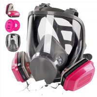 Full face respirator 6800 gas mask reusable face mask with filter 60921 dust mask anti fog organic vapor smoke spray paint