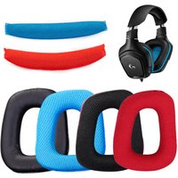 Ear Pads Cushion muff cap beam for logitech G331 G332 G432 G431 G430 G230 G231 G930 Headset headphone bridge girder pad