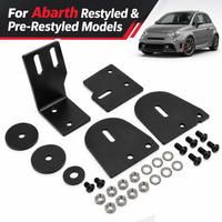 Sitzverlagerungs-Kit Fahrerseite für Abarth Restyled & Pre-Restyled Modelle, Montagehalterungen, Schrauben, Innenraumzubehör