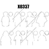 1PCS Action Figures Building Blocks Series X0337 XH1903 XH1904 XH1905 XH1906 XH1907 XH1908 XH1909 XH1910 Gift Toys