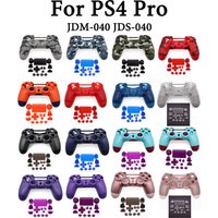 DIY Full Shell Case Housing and Buttons For PS4 Pro 040 Controller Replacement Parts Joystick JDS-040 JDM-040