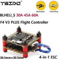 F4V3S F4 V3 V3S PLUS FC Stack/Flytower Flight Controller Board Barometer OSD 30A 45A 60A ESC for FPV Racing Drone Quadcopter