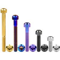 AliExpress Wanyifa Titanium Ti Bolts M5/M6x10- 80mm Torx Head Screws for Bicycle Motorcycle refit fasteners 12PCS