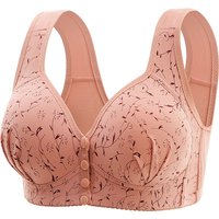 New Style Front-Buckled Mother's Bra For Women Large Size Thin Version No Steel Circle Vest-Style Bra Cover