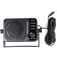NSP-150V Mini Ham CB Radio External Speaker for Yaesu Kenwood ICOM Motorola Car Mobile Radio Compatible with HF VHF UHF Transcei