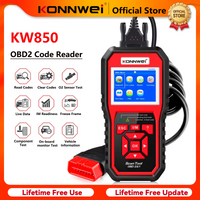 2026 KONNWEI KW850 Professional OBD2 Scanner Full System Car Diagnostic Tool Engine System Read Erase Codes Battery Voltage Test