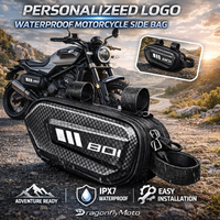 For Husqvarna Vitpilen 801 Svartpilen 801 Motorcycle Side Bag Personalized Logo Waterproof Hard Shell Saddlebag