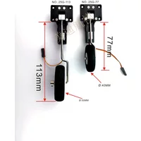25g Retractable Landing Gear with metal shaft with JR Plug for RC Fixed-wing airplane DIY parts