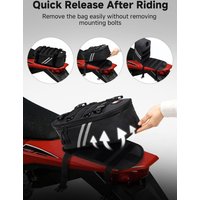 AliExpress KEMITOUR Motorcycle Fender Tail Bag 6L PVC Universal Dirt Bike Enduro Storage Bags for Dual Sport Bike Adventure Off Road Motocross Bag