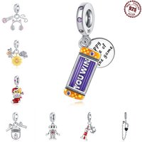 100% 925 Sterling Silver Game Machine Headphone Microphone Pendant Multiple Styles For Women Fine Zircon Jewelry Gifts 2024