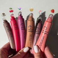 Hot Elf Makeup - Vanilla Toffee Lip Balm Hydrating Tinted Lip Gloss, Acid Hydrating Grip Primer Gel, Setting Mist, FAIR 0.5 Base