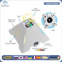 M5Stack Voice Pyramid Programmable Echo Pyramid Smart Voice Interaction Hub Voice Base For Smart Home IoT Development