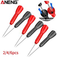 2/4/6pcs Insulation Piercing Needle Pin Non Destructive Multimeter Test Probe 10A 600V for 2mm Test Lead Multimeter Test Probes