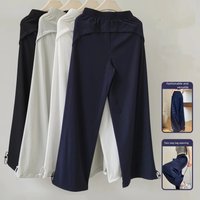 Women's Thin Quick-Drying Overalls High Waist Loose Fit Summer Casual Wide Leg Pants for Running Training Basketball Gym Dance