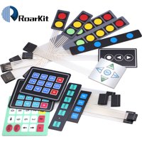 1 2 3 4 5 7 8 Key Button Membrane Switch 3*4 4X5 Matrix Array Keyboard 1X6 Keypad with LED Control Panel Pad DIY Kit For Arduino